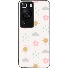 Huawei P60 Case Hülle - Silikon schwarz Spring 23 weather