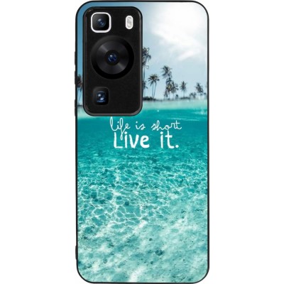Coque Huawei P60 - Silicone rigide noir Summer 18 24