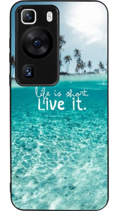 Huawei P60 Case Hülle - Silikon schwarz Summer 18 24