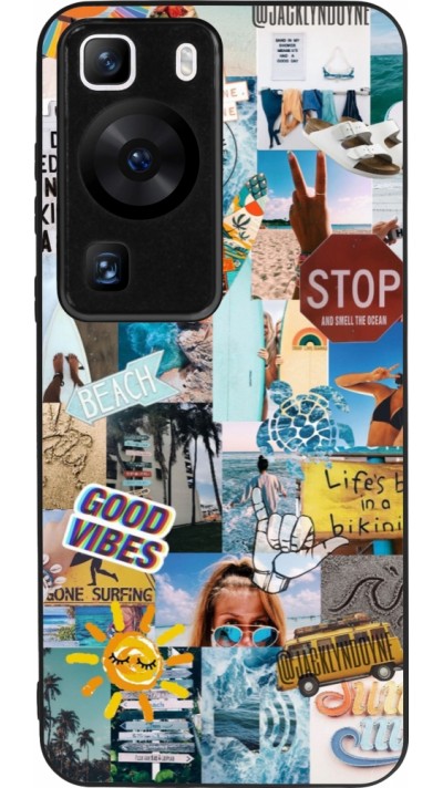 Huawei P60 Case Hülle - Silikon schwarz Summer 2021 15