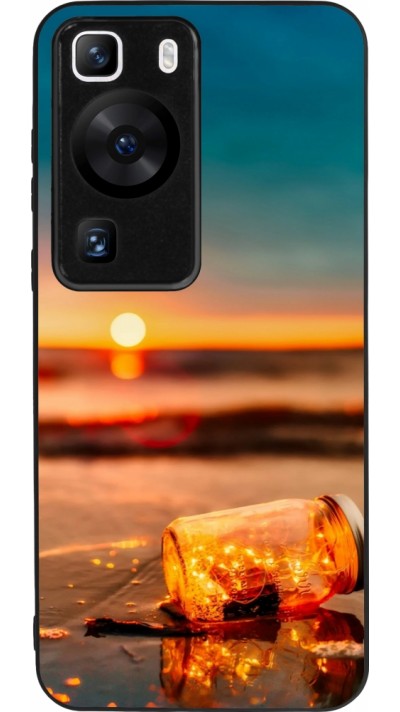 Huawei P60 Case Hülle - Silikon schwarz Summer 2021 16