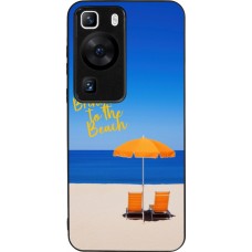Coque Huawei P60 - Silicone rigide noir Summer 2025 Bring me to the beach