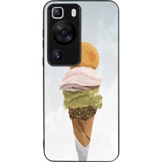 Coque Huawei P60 - Silicone rigide noir Summer 2025 Cornet