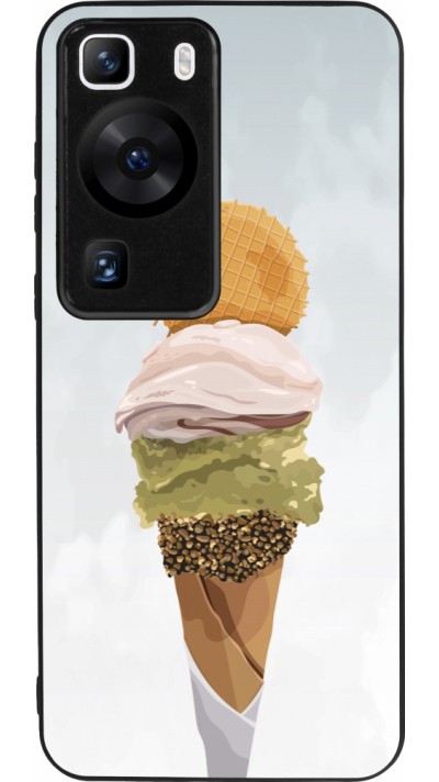 Huawei P60 Case Hülle - Silikon schwarz Summer 2025 Cornet