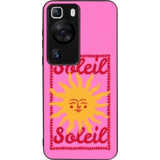 Coque Huawei P60 - Silicone rigide noir Sun sun 2026