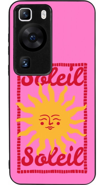 Huawei P60 Case Hülle - Silikon schwarz Sun sun 2026