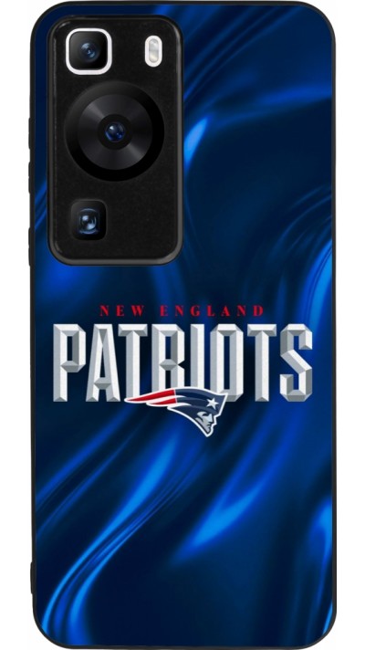 Huawei P60 Case Hülle - Silikon schwarz Super Bowl 26 Patriots 2