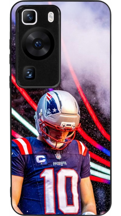 Huawei P60 Case Hülle - Silikon schwarz Super Bowl 26 Patriots 3