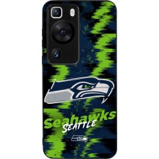 Coque Huawei P60 - Silicone rigide noir Super Bowl 26 Seattle 2