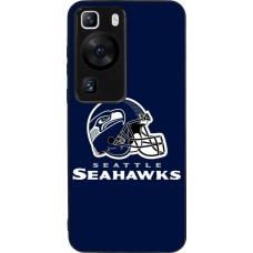 Huawei P60 Case Hülle - Silikon schwarz Super Bowl 26 Seattle 3