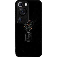 Coque Huawei P60 - Silicone rigide noir Vase black