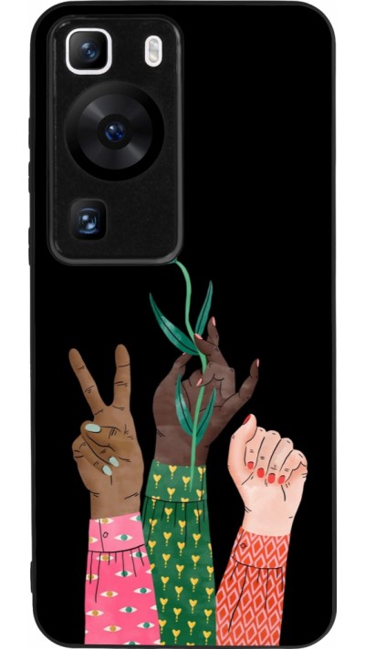 Huawei P60 Case Hülle - Silikon schwarz Womens day 2026 2