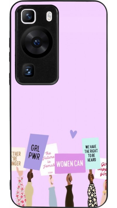 Huawei P60 Case Hülle - Silikon schwarz Womens day 2026 9