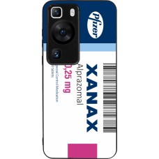 Huawei P60 Case Hülle - Silikon schwarz Xanax Alprazolam 2025