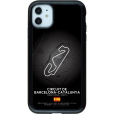 iPhone 11 Case Hülle - Hybrid Armor schwarz F1 Track 2025 Spain