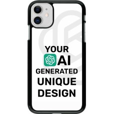 Coque iPhone 11 - 100% unique générée par intelligence artificielle (AI) avec vos idées