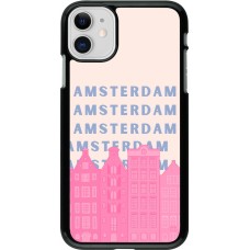 iPhone 11 Case Hülle - Amsterdam Pink Print