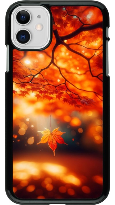 iPhone 11 Case Hülle - Herbst Magisch Orange