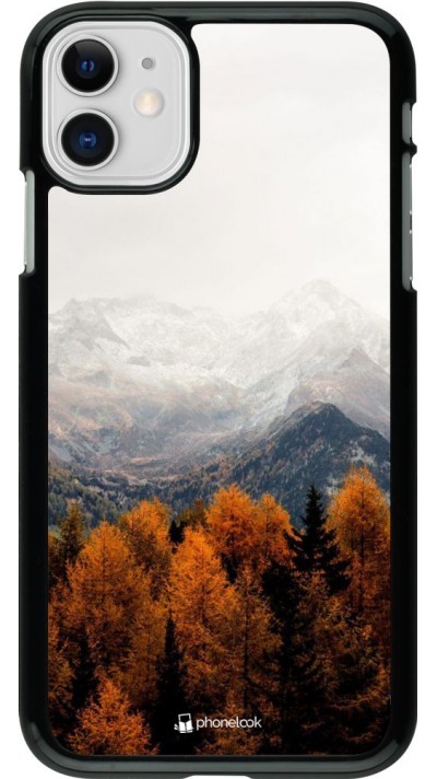 Coque iPhone 11 - Autumn 21 Forest Mountain