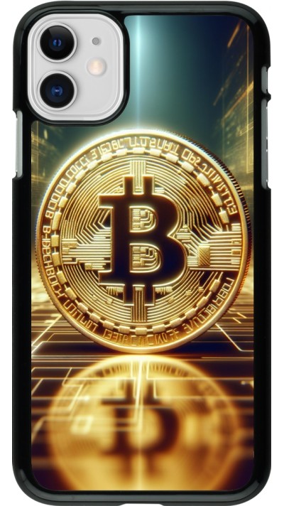 iPhone 11 Case Hülle - Bitcoin Stehen