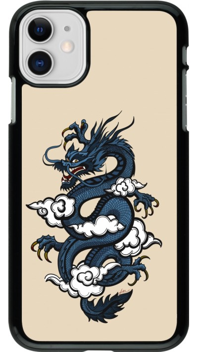 iPhone 11 Case Hülle - Blue Dragon Tattoo