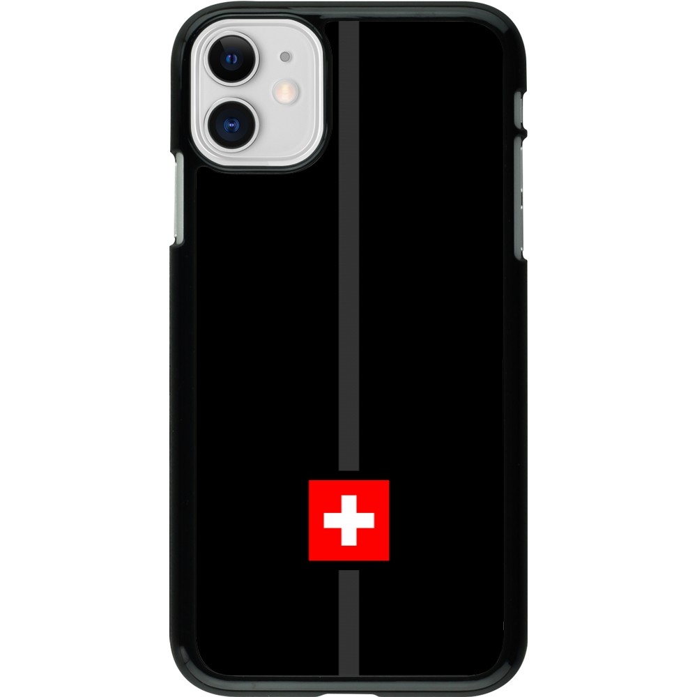iPhone 11 Case Hülle - Kanton CH schwarz