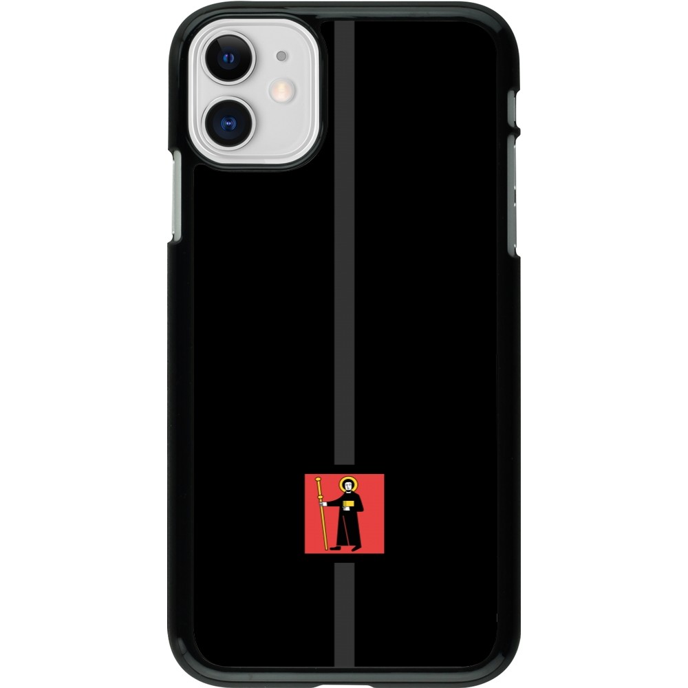iPhone 11 Case Hülle - Kanton GL schwarz