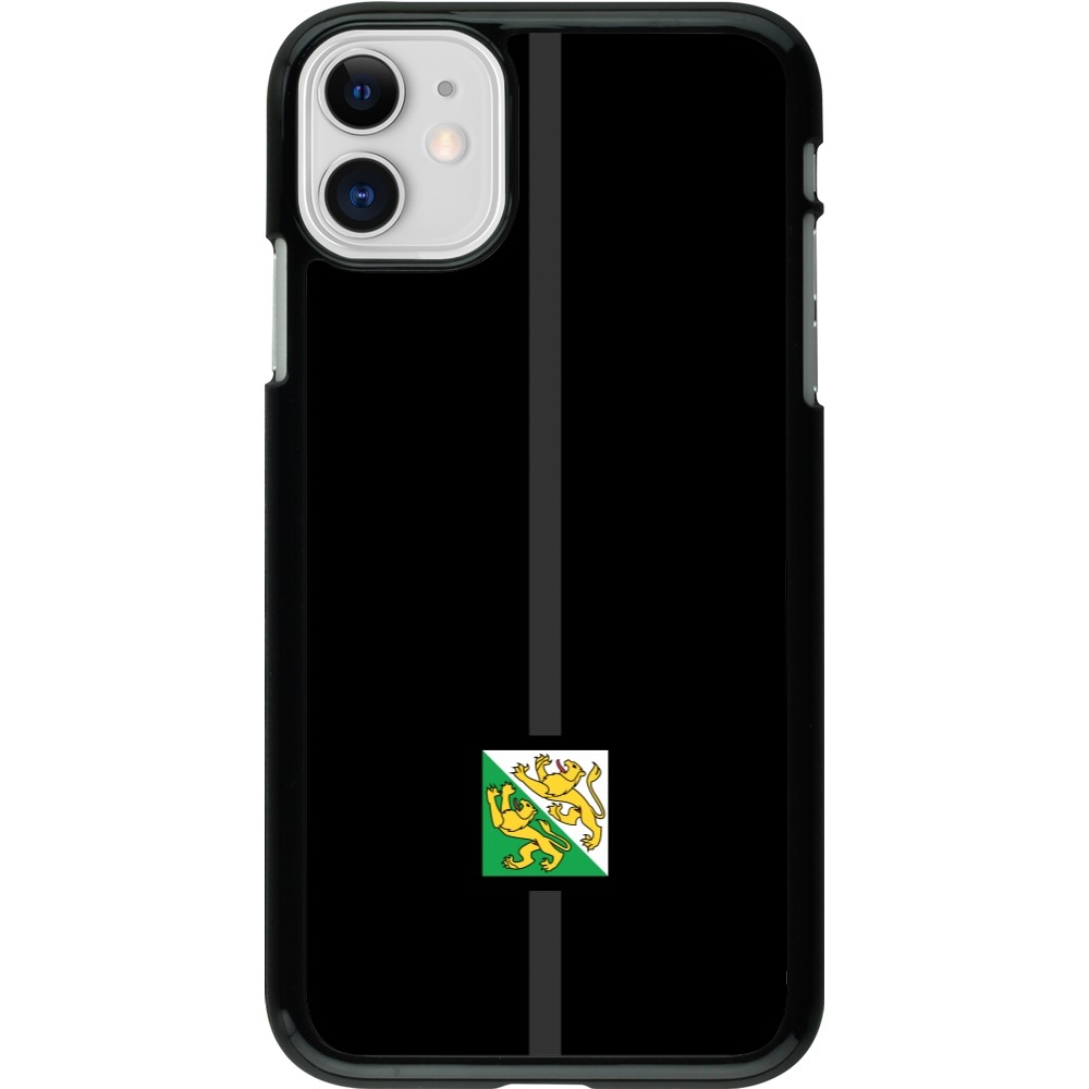 iPhone 11 Case Hülle - Kanton TG schwarz