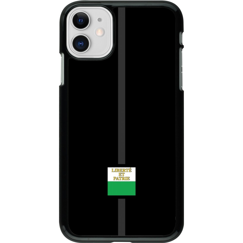 iPhone 11 Case Hülle - Kanton VD schwarz