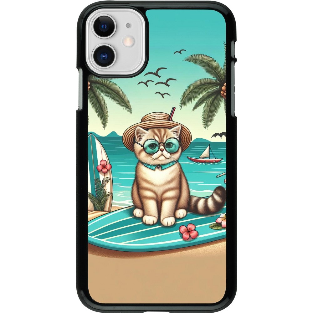 iPhone 11 Case Hülle - Chat Surf Stil