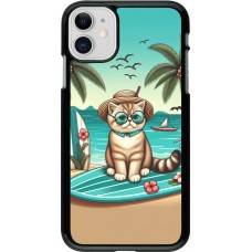iPhone 11 Case Hülle - Chat Surf Stil