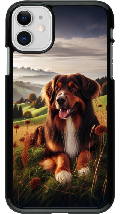 Coque iPhone 11 - Chien Campagne Suisse