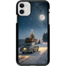 Coque iPhone 11 - Christmas 25 Car with Tree Xmas