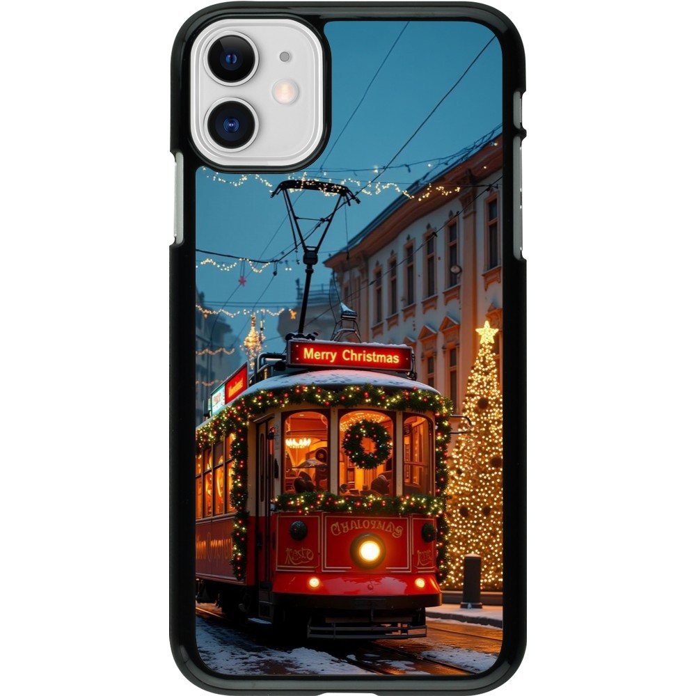 Coque iPhone 11 - Christmas 25 Xmas Train