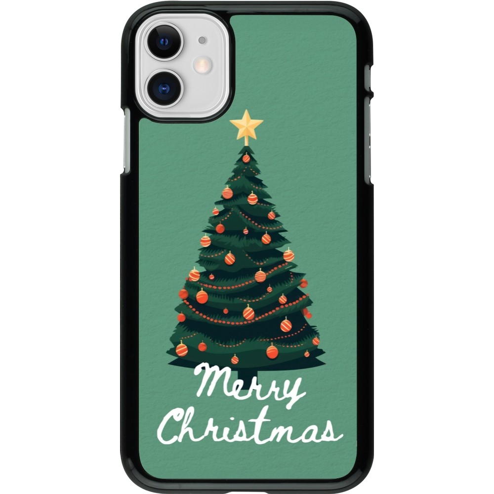 Coque iPhone 11 - Christmas 25 Xmas Tree