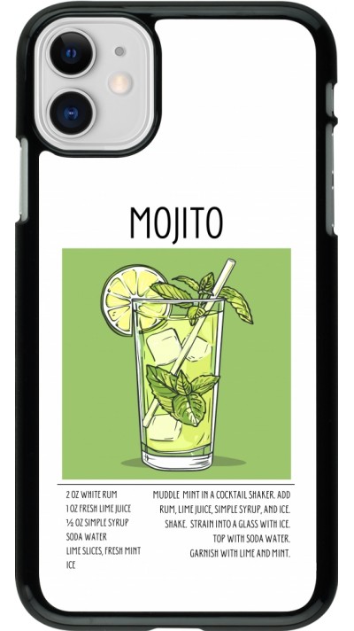 iPhone 11 Case Hülle - Cocktail Rezept Mojito