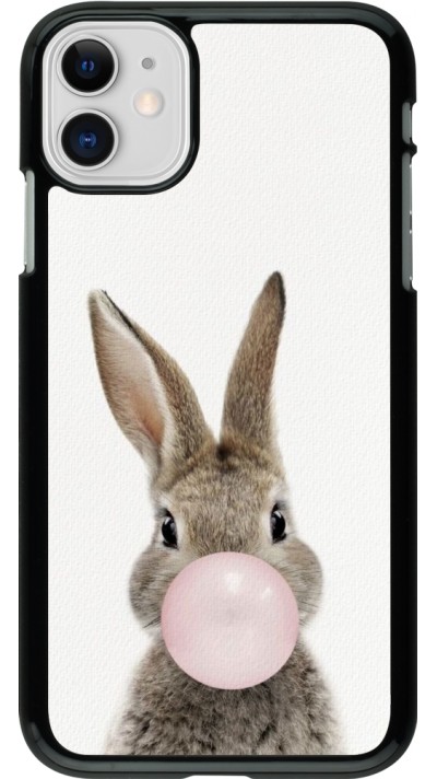 Coque iPhone 11 - Easter 2023 bubble gum bunny