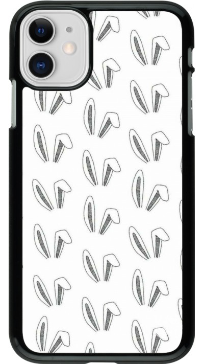 Coque iPhone 11 - Easter 2024 full bunny ears