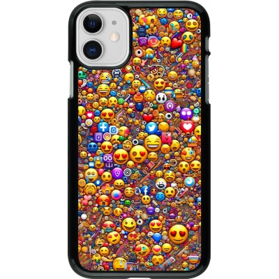 iPhone 11 Case Hülle - Emoji gemischt