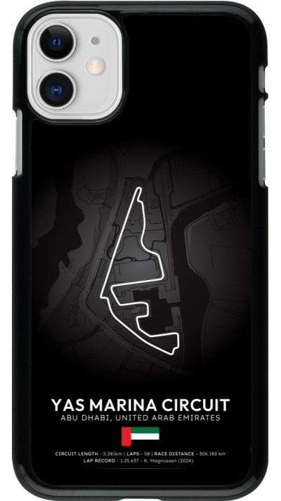 Coque iPhone 11 - F1 Track 2025 Abu Dhabi