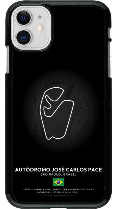 Coque iPhone 11 - F1 Track 2025 Brazil