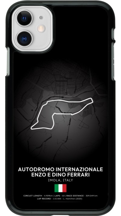 Coque iPhone 11 - F1 Track 2025 Emilia-Rogmana