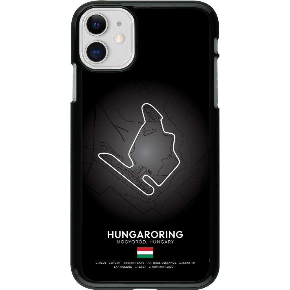 Coque iPhone 11 - F1 Track 2025 Hungary