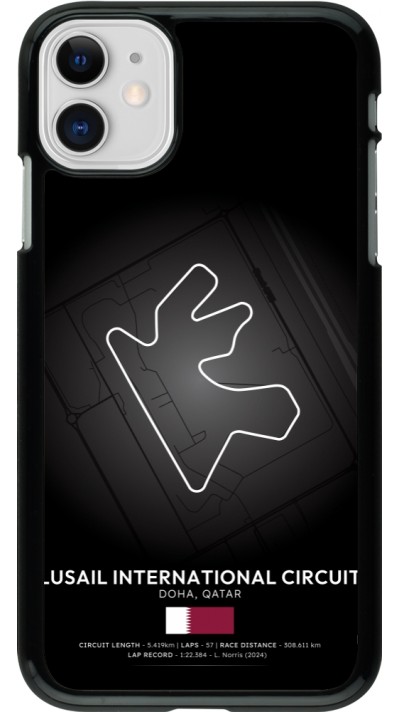 Coque iPhone 11 - F1 Track 2025 Qatar
