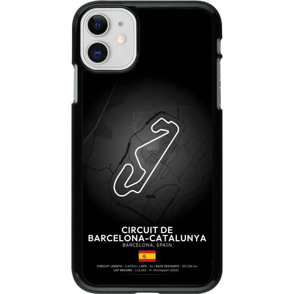 Coque iPhone 11 - F1 Track 2025 Spain