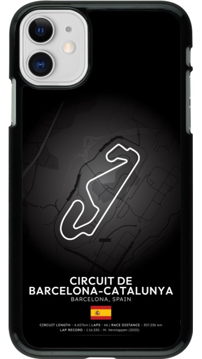 Coque iPhone 11 - F1 Track 2025 Spain