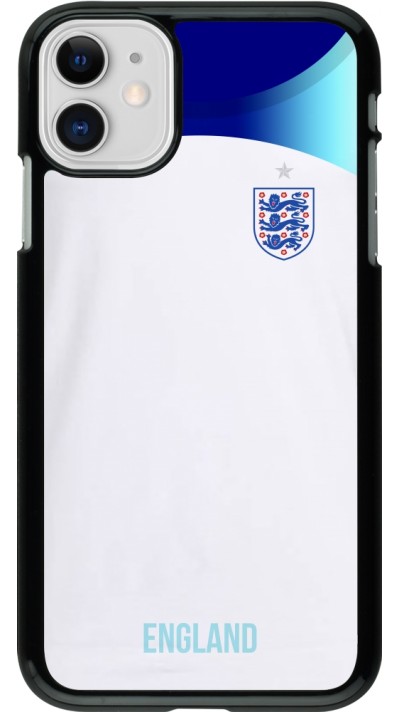 Coque iPhone 11 - Maillot de football Angleterre 2022 personnalisable
