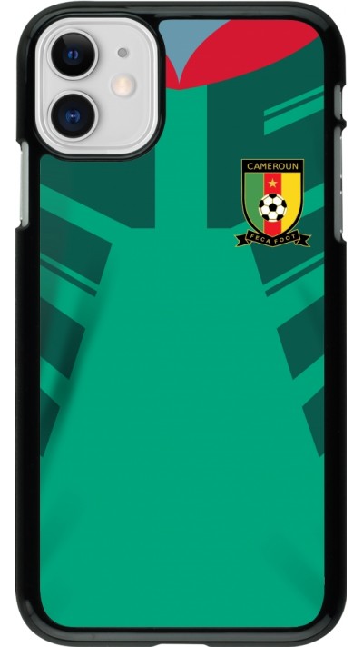 Coque iPhone 11 - Maillot de football Cameroun 2022 personnalisable