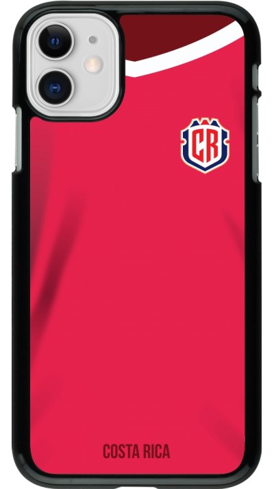 Coque iPhone 11 - Maillot de football Costa Rica 2022 personnalisable