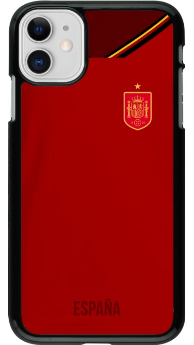 Coque iPhone 11 - Maillot de football Espagne 2022 personnalisable